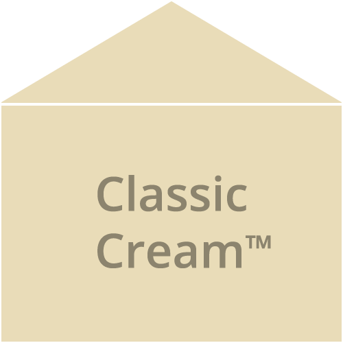colorbond classic cream garden shed