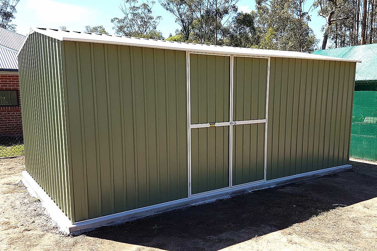 utility shed pale eucalypt